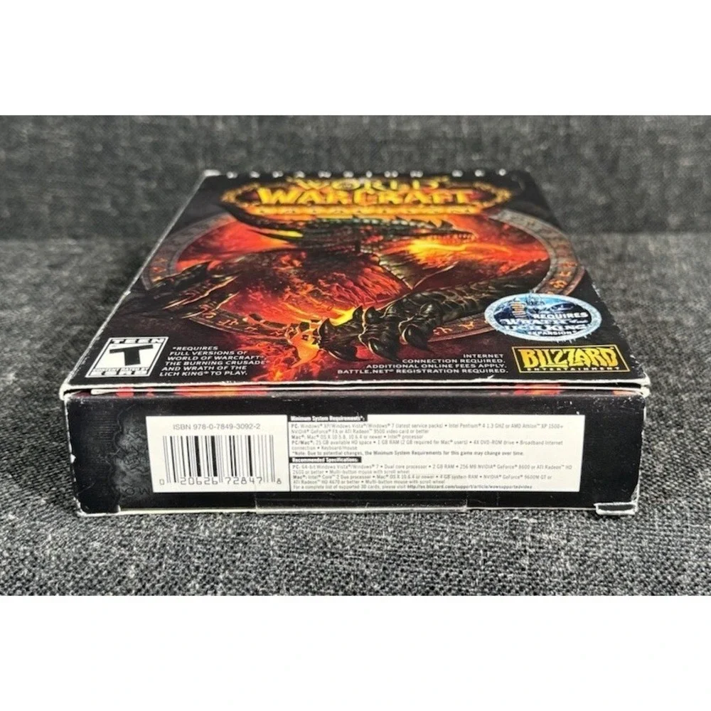 World of Warcraft: Cataclysm Expansion Set (Windows/Mac, 2010) Brand New